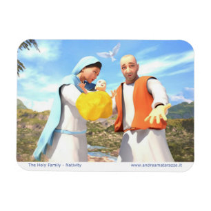 Die Heilige Familie - Geburt Magnet
