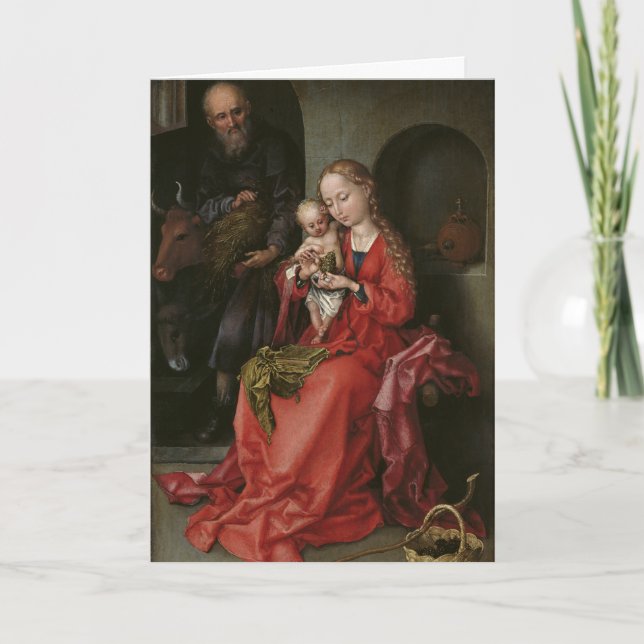 "Die heilige Familie"-Grußkarte Karte (Vorderseite)