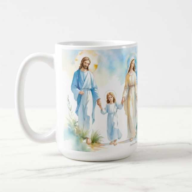 Die heilige Familie Kaffeetasse (Links)