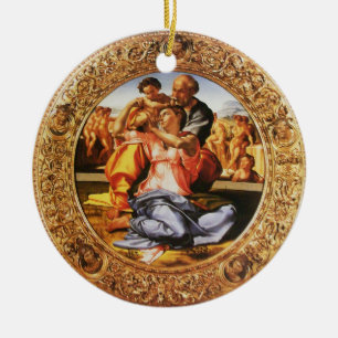 Die heilige Familie Keramikornament
