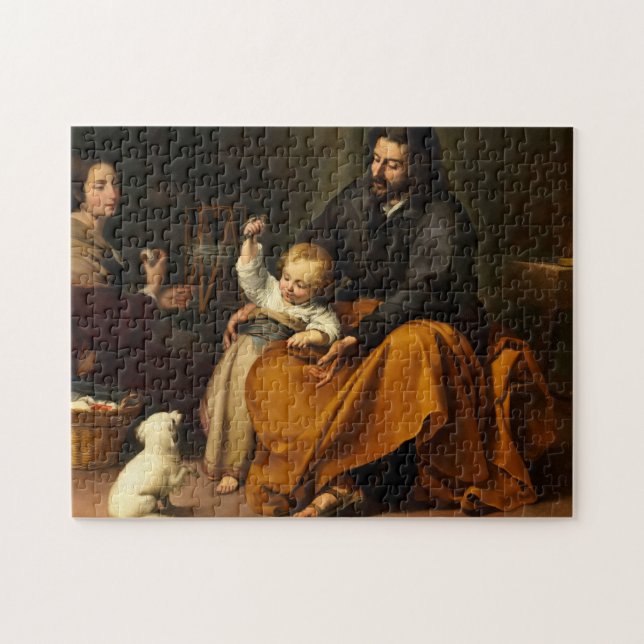 Die heilige Familie mit einem kleinen Vogel von Mu (Horizontal)