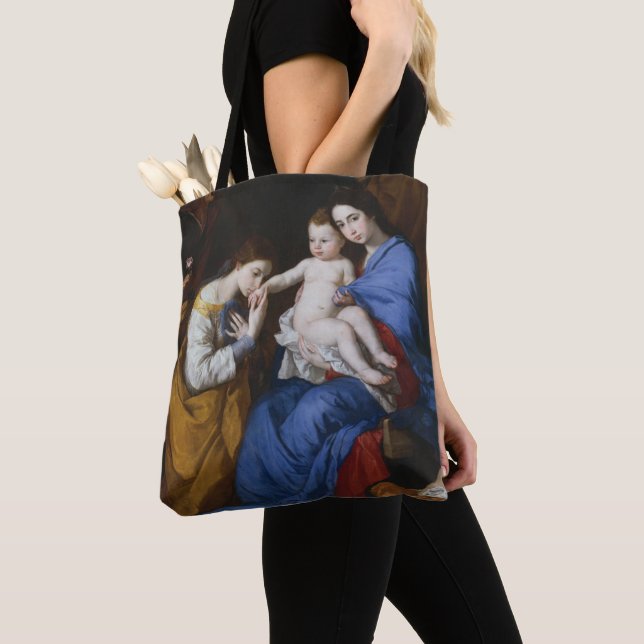 Die heilige Familie mit Heiliger Anne und Tasche (Von Nahem)