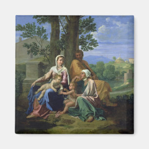 Die heilige Familie mit SS. John, Elizabeth und ic Magnet