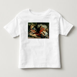 Die heilige Familie mit St. Catherine von Kleinkind T-shirt