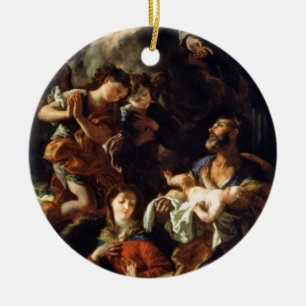 Die heilige Familie (Öl auf Leinwand) Keramik Ornament
