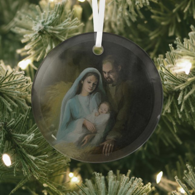 Die heilige Familie Ornament Aus Glas (InSitu)