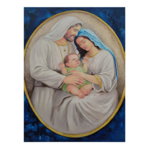 Die Heilige Familie: Porträt der göttlichen Liebe Poster