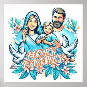 Die heilige Familie Poster