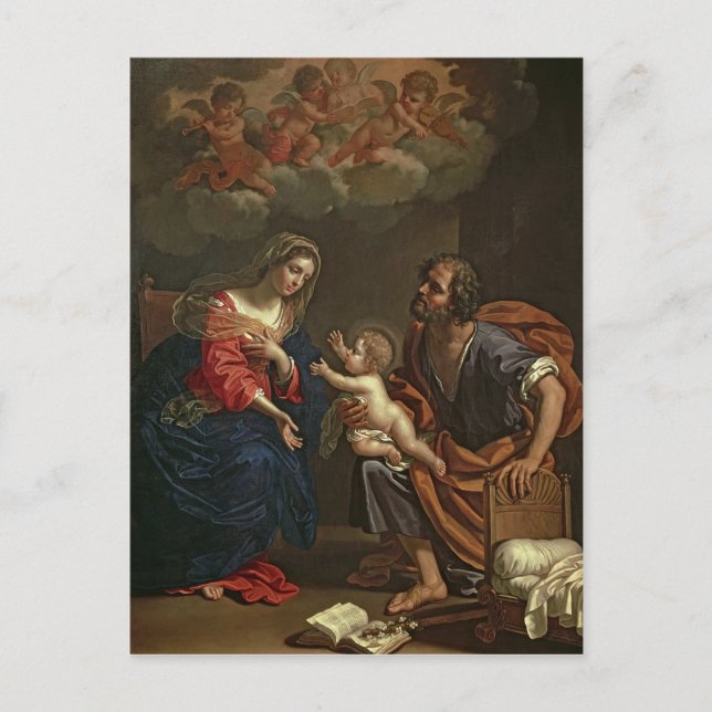 Die heilige Familie Postkarte (Vorderseite)