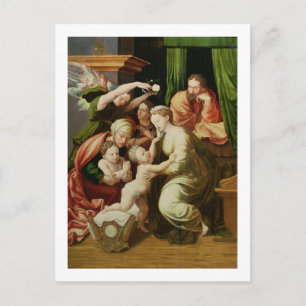 Die heilige Familie Postkarte