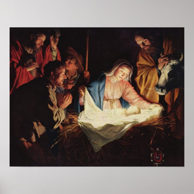 Die heilige Familie und die drei Weisen Poster (Vorne)