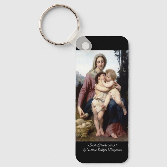 Die heilige Familie von Bouguereau Schlüsselanhänger (Vorderseite)