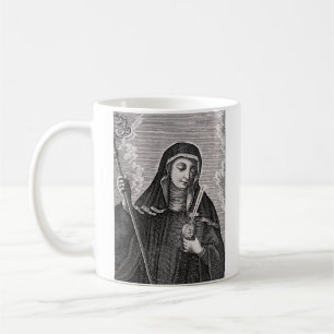 Die heilige Gertrud die Große deutsche Benediktine Kaffeetasse