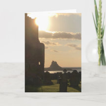 Die heilige Insel Lindisfarne Note Card