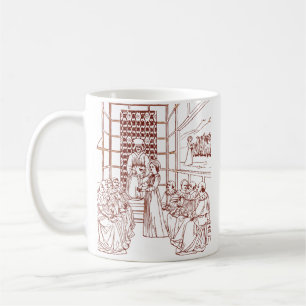Die heilige Katharina disputiert mit Gelehrten von Kaffeetasse