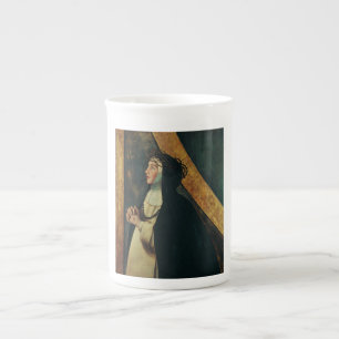 Die heilige Katharina von Siena von Juan Bautista Prozellantasse