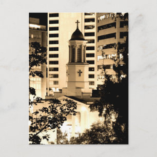 Die heilige Maria der sieben Trauern Postkarte