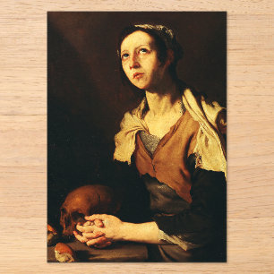 Die Heilige Maria von Ägypten von Jusepe de Ribera Acryleinladungen