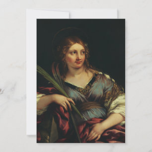 Die heilige Martina von Rom von Pietro Berrettini Dankeskarte