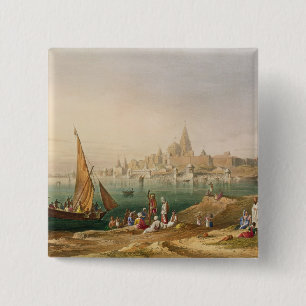 Die heilige Stadt und die Tempel von Dwarka, vom Button