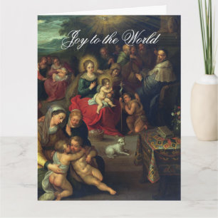 Die Heilige Verwandtschaft Baby Jesus Weihnachtsgr Karte