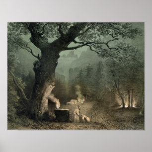 Die heilige Waldung der Druiden Poster