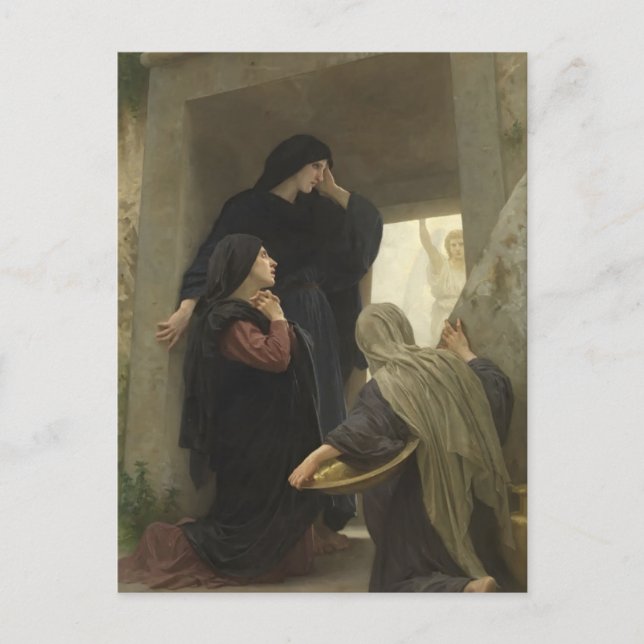 Die heiligen Frauen am Grab von William Bouguereau Postkarte (Vorderseite)