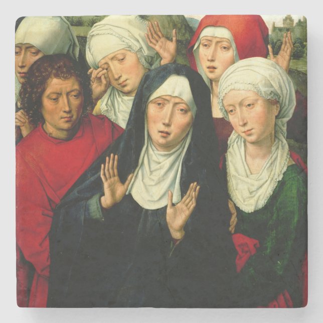 Die heiligen Frauen, rechte Platte Steinuntersetzer (Vorderseite)