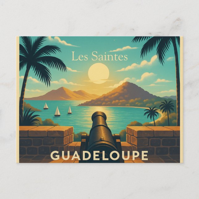 Die heiligen Guadeloupe Fort Napoleon Postkarte (Vorderseite)