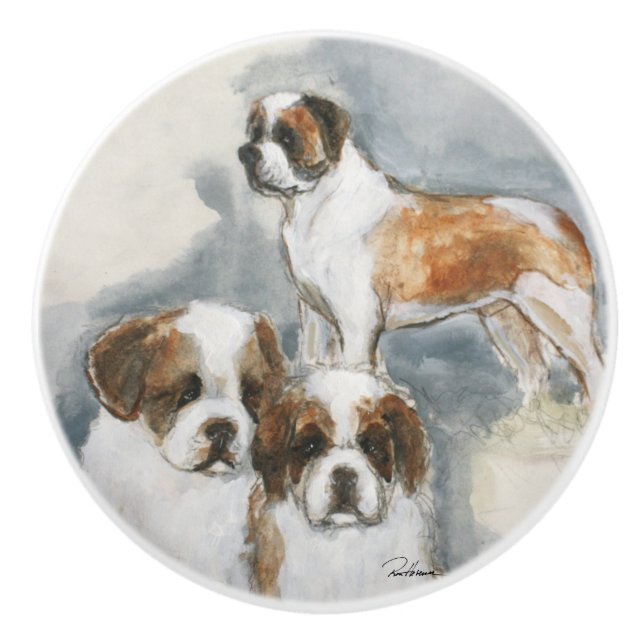 Die Heiligen Keramikknauf (Vorderseite)