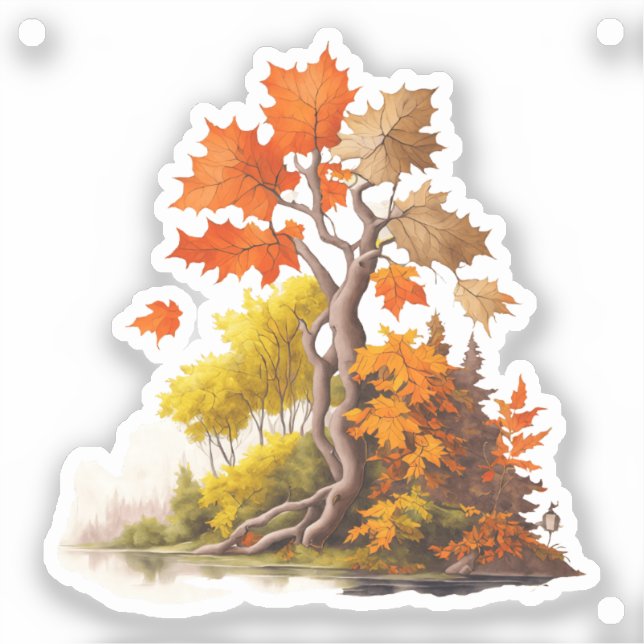 Die Heiligkeit der Herbstsaison Aufkleber (Vorderseite)