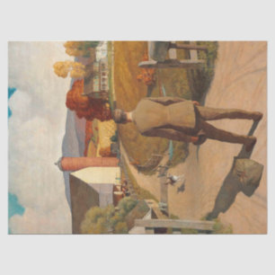 Die Heimkehr von Newell Convers Wyeth Seidenpapier