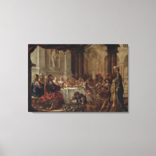 Die Heirat bei Cana, 1660 Leinwanddruck