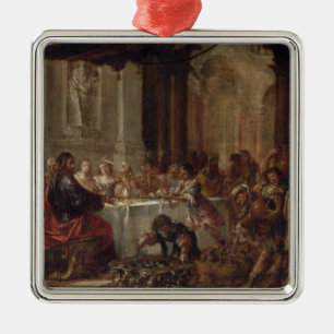 Die Heirat bei Cana, 1660 Silbernes Ornament