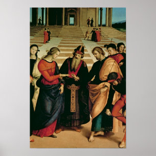 Die Heirat der Jungfrau, 1504 Poster