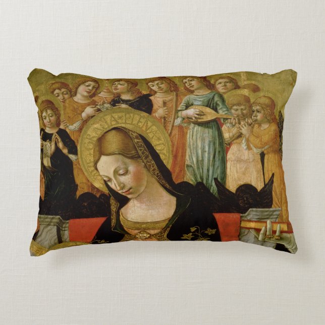 Die Heirat des Heiligen Catherine von Siena Dekokissen (Vorderseite)