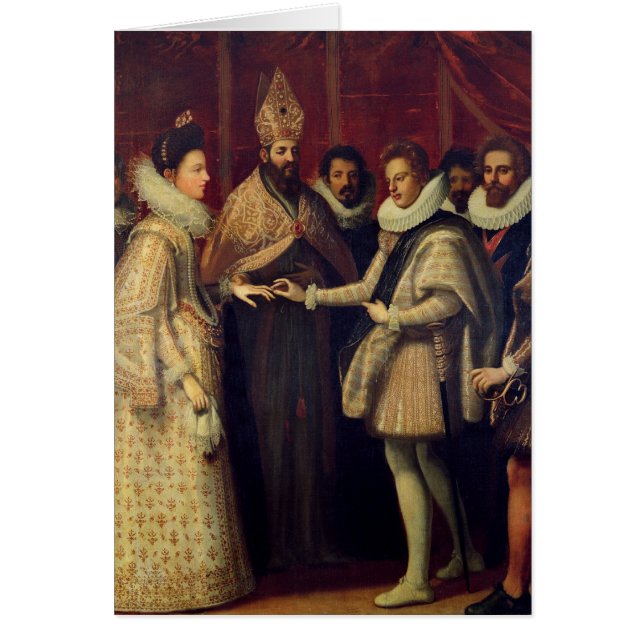 Die Heirat von Catherine de Medici (Vorne)