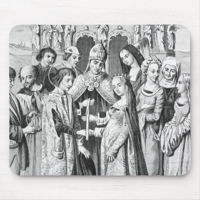 Die Heirat von Henry VI und von Margaret von Anjou Mousepad (Vorne)