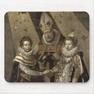 Die Heirat von Louis XIII Mousepad
