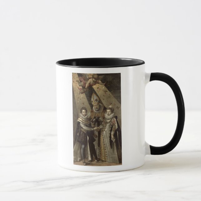 Die Heirat von Louis XIII Tasse (Rechts)