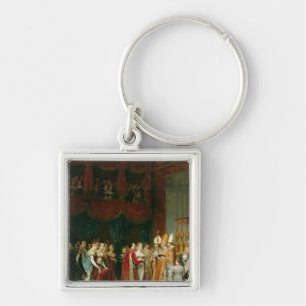 Die Heirat von Napoleon I und Marie Schlüsselanhänger