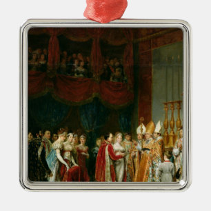 Die Heirat von Napoleon I und Marie Silbernes Ornament