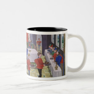 Die Heirat von Renaud von Montauban und von Zweifarbige Tasse