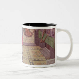 Die Heirat von Renaudde Montauban und Zweifarbige Tasse