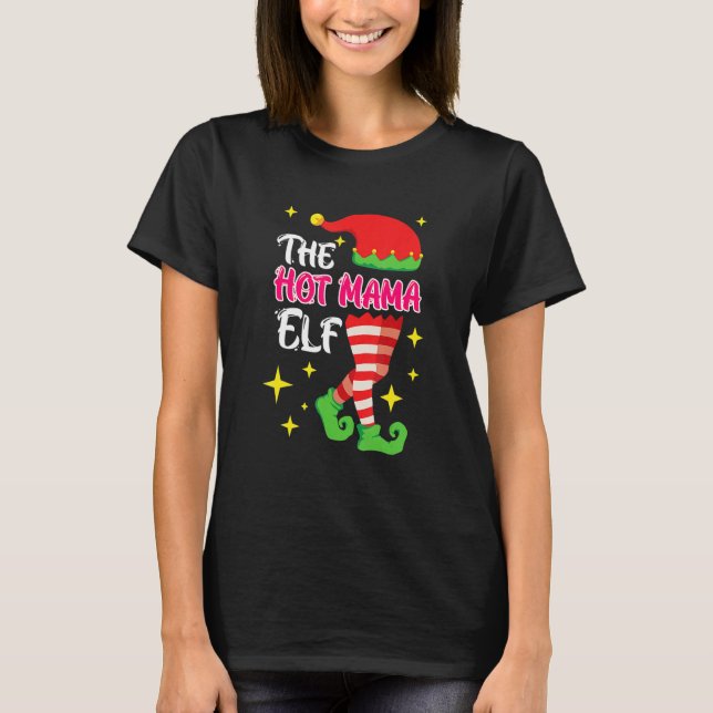 Die heiße Mama-Elf-Mutter-Elfe T-Shirt (Vorderseite)
