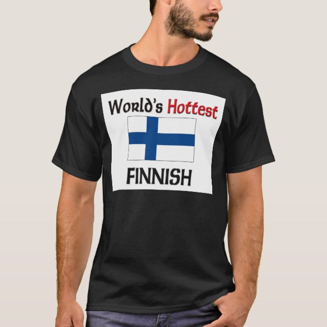Die heißeste Finnin der Welt T-Shirt (Vorderseite)