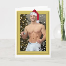 Die heißesten Hunken auf dem Planeten! Christmas B Karte