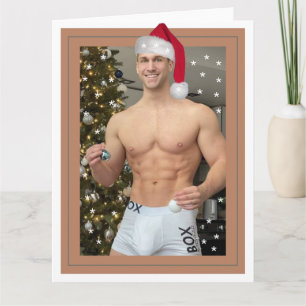 Die heißesten Hunken auf dem Planeten! Christmas B Karte