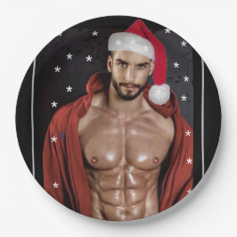Die heißesten Hunken auf dem Planeten! Christmas B Pappteller