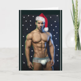 Die heißesten Hunken auf dem Planeten Weihnachtsbu Karte
